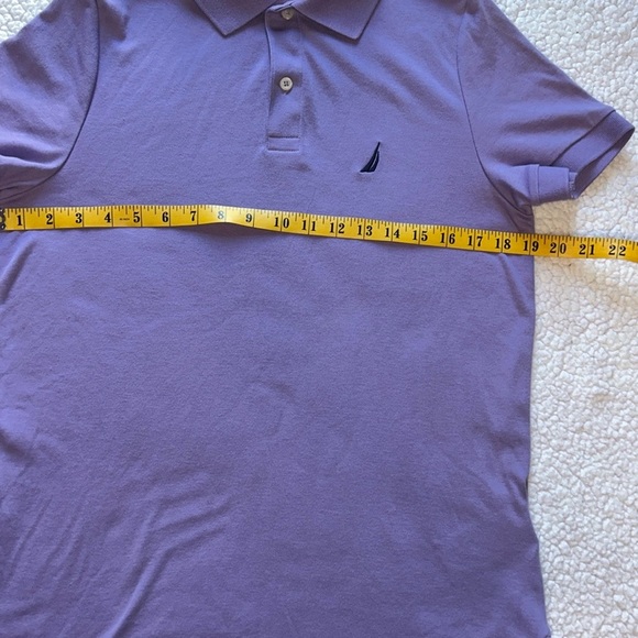 Náutica Men's bundle 2 Polo Shirts - Purple and tan - Picture 8 of 11